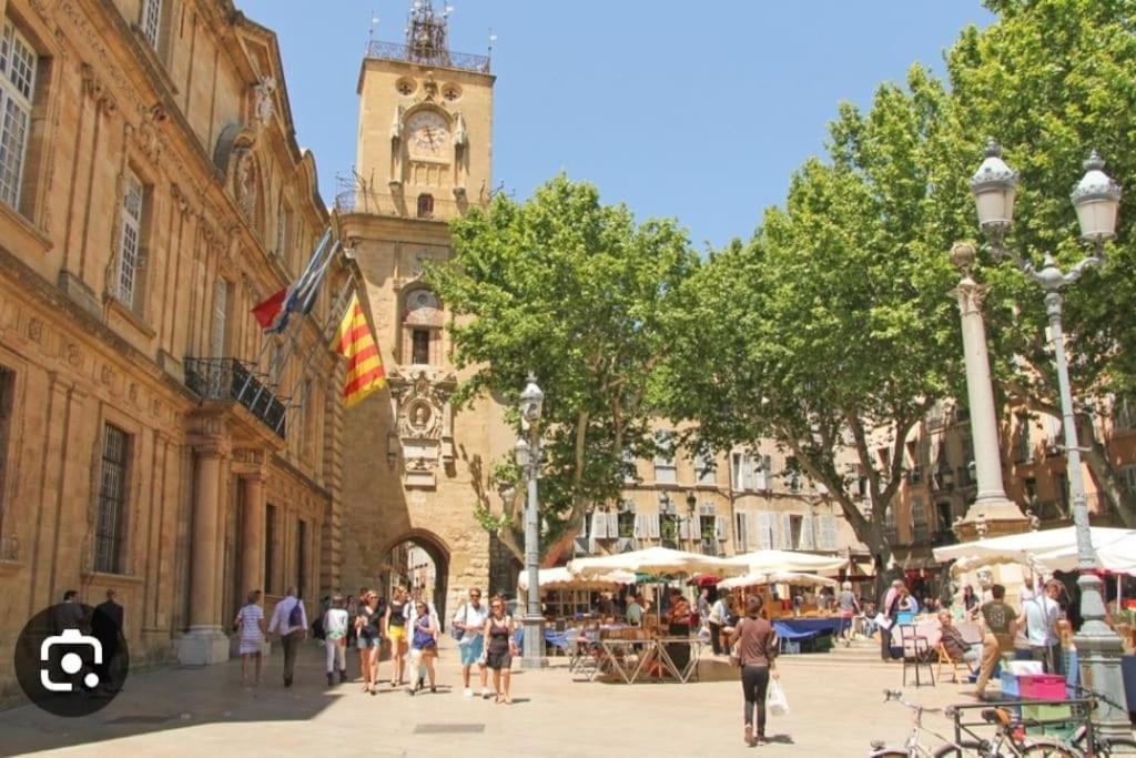 Joli T2 Lumineux Avec Balcon Et Wifi - Proche Cv Appartement Aix-en-Provence Buitenkant foto